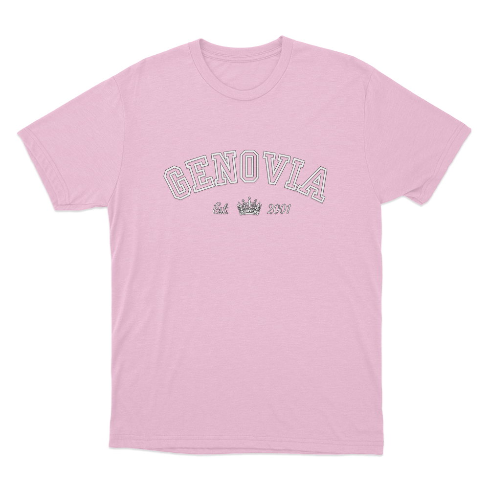 Genovia Est 2001 Unisex T Shirt Pink Genovia Est 2001 Unisex T Shirt Pink
