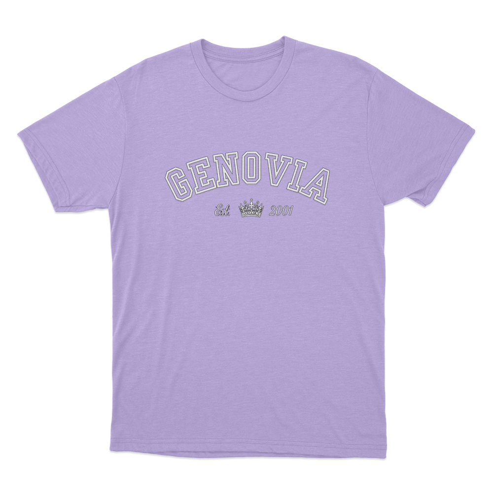 Genovia Est 2001 Unisex T Shirt Purple Genovia Est 2001 Unisex T Shirt Purple