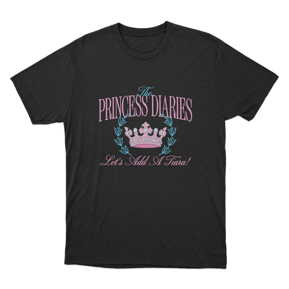 The Princess Diaries Let's Add A Tiara! Unisex T Shirt Black The Princess Diaries Lets Add A Tiara Unisex T Shirt Black