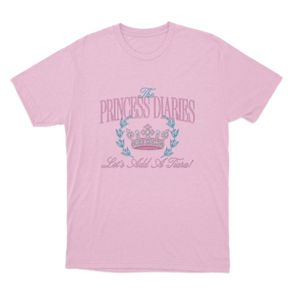 The Princess Diaries Let's Add A Tiara! Unisex T Shirt Pink The Princess Diaries Lets Add A Tiara Unisex T Shirt Pink