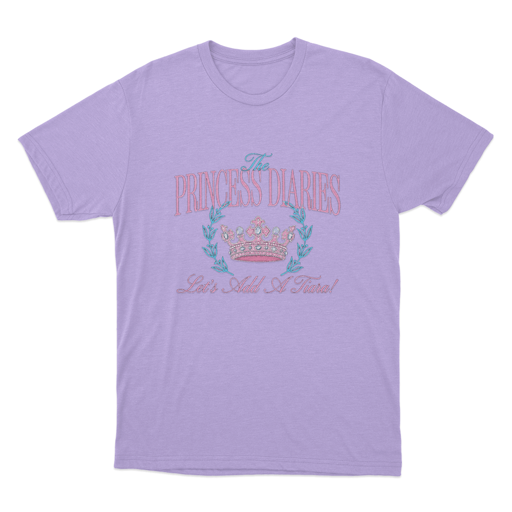 The Princess Diaries Let's Add A Tiara! Unisex T Shirt Purple The Princess Diaries Lets Add A Tiara Unisex T Shirt Purple