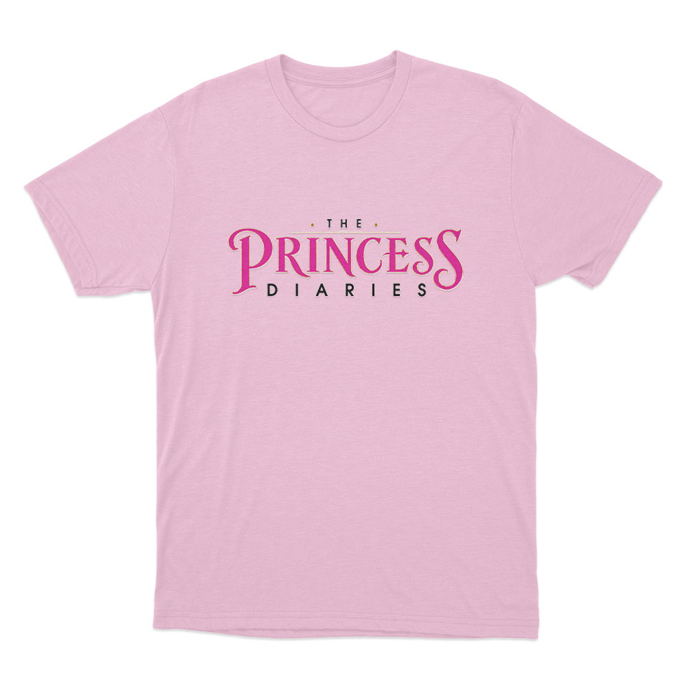 The Princess Diaries Logo Unisex T Shirt Pink The Princess Diaries Logo Unisex T Shirt Pink