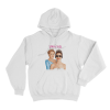 The Princess Diaries Portrait Unisex Hoodie White