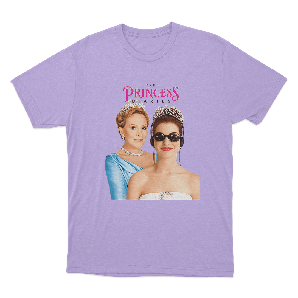 The Princess Diaries Portrait Unisex T Shirt Purple The Princess Diaries Portrait Unisex T Shirt Purple