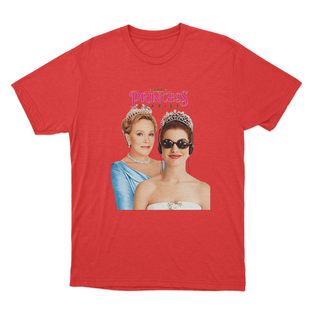 The Princess Diaries Portrait Unisex T Shirt Red The Princess Diaries Portrait Unisex T Shirt Red