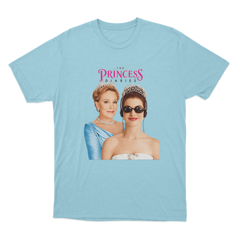 The Princess Diaries Portrait Unisex T Shirt Sky Blue The Princess Diaries Portrait Unisex T Shirt Sky Blue