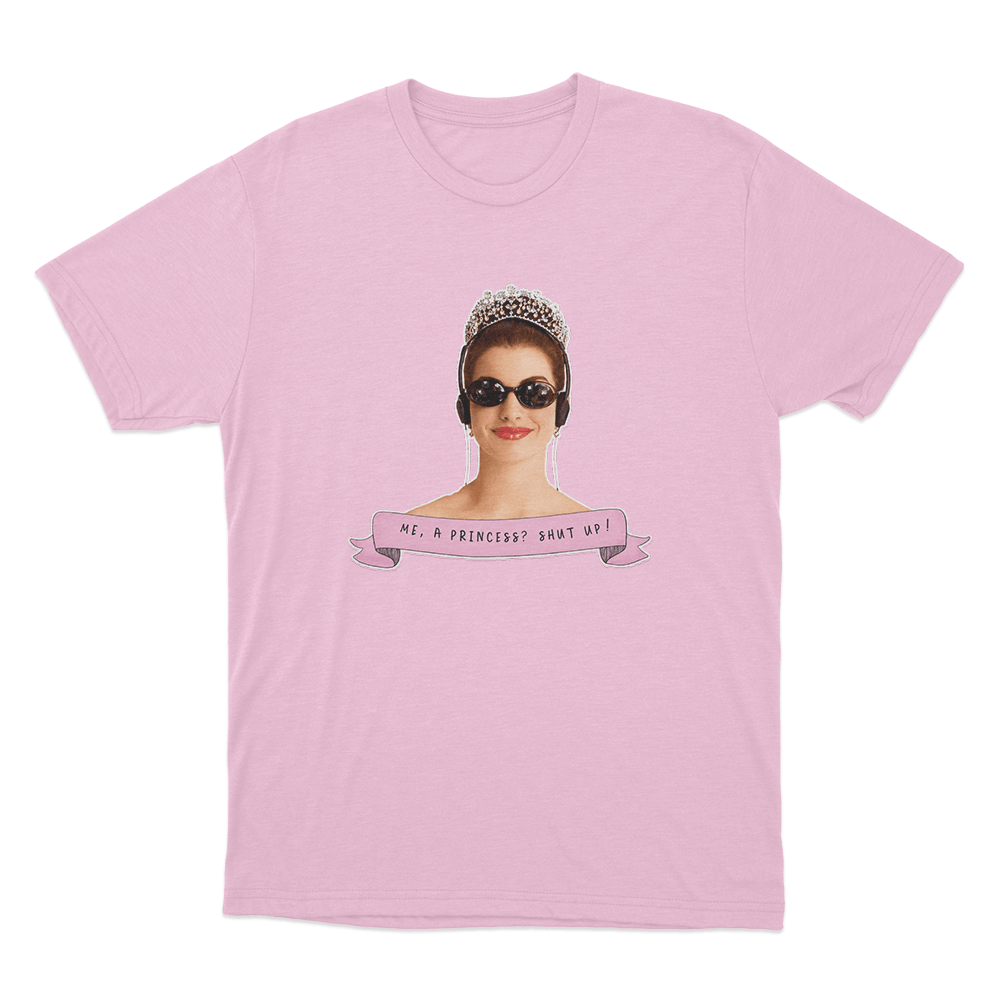 The Princess Diaries Shut Up! Unisex T Shirt Pink The Princess Diaries Shut Up Unisex T Shirt Pink
